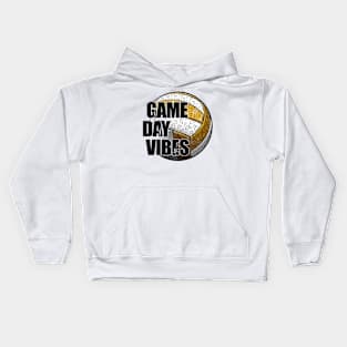 Bleached Volleyball Game Day Vibes Volleyball Mom Leopard Kids Hoodie